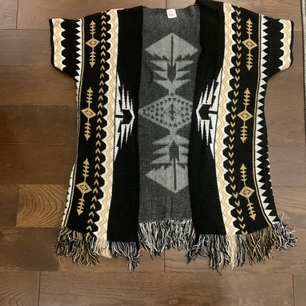 Open front cardigan
